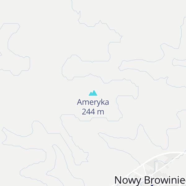 Map of Ameryka