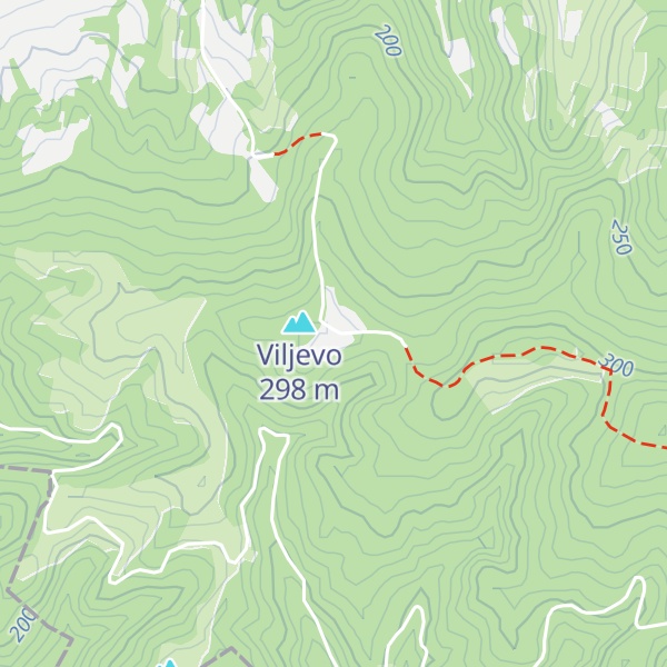 Map of Planinarska kuća Viljevo