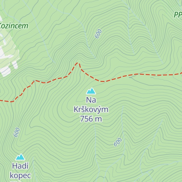 Map of Na Krškovým