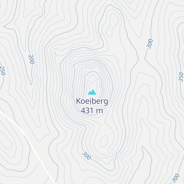 Map of Koeiberg