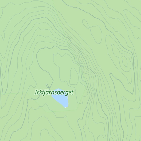 Map of Bergtjärnsberget