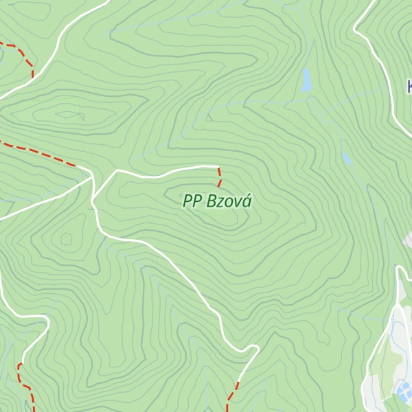 Map of Bzová