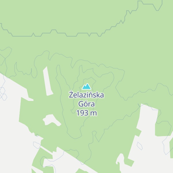 Map of Żelazińska Góra
