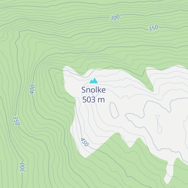 Map of Snolkehytta