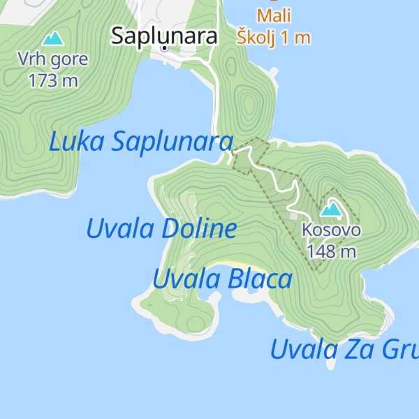 Map of Stari krst