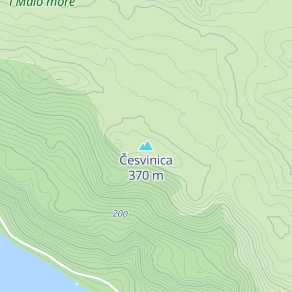 Map of Česvinica