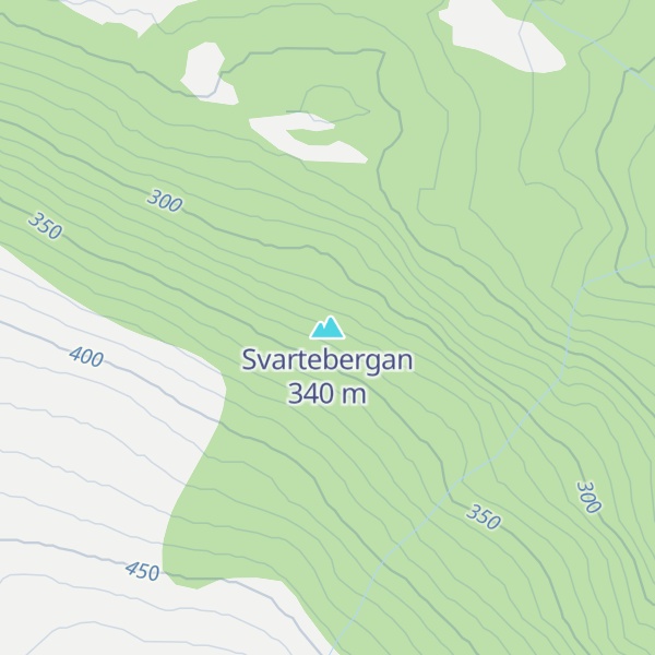 Map of Svartebergan