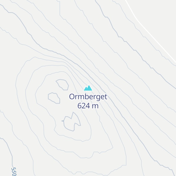 Map of Ormberget