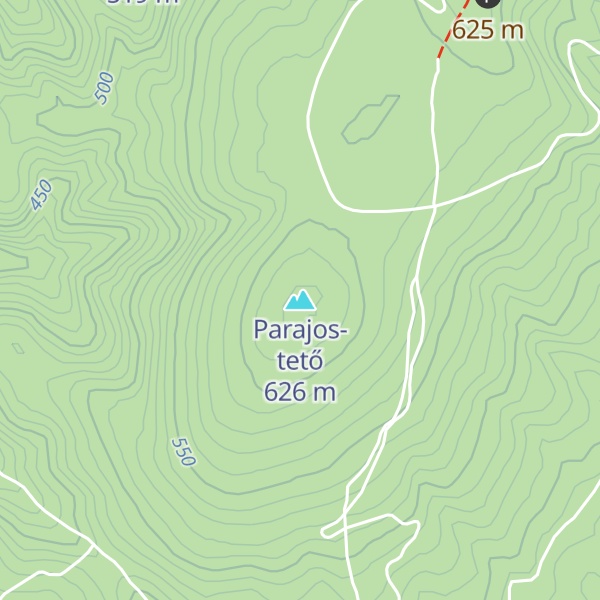 Map of Parajos-tető