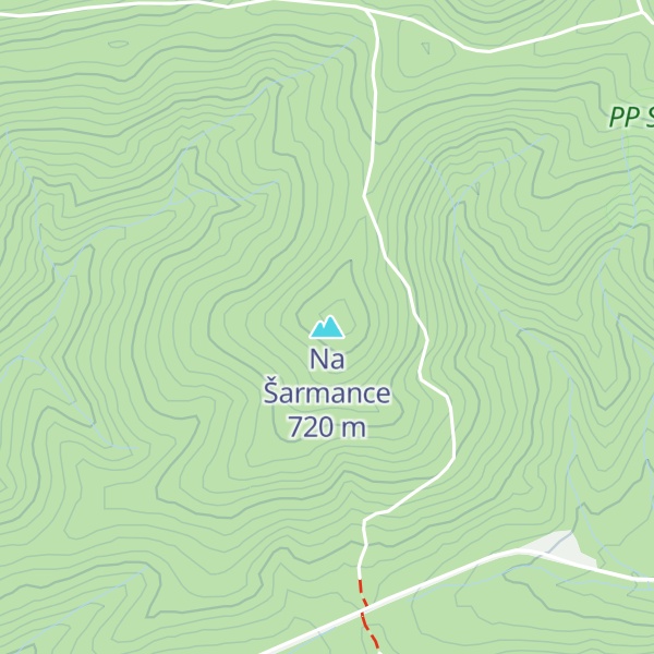 Map of Na Šarmance