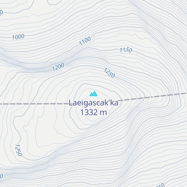 Map of Laeigascak'ka