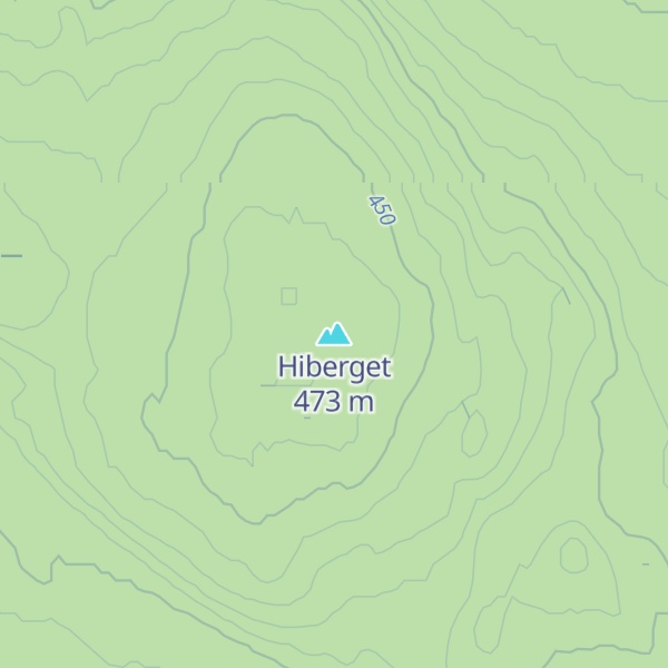 Map of Hiberget