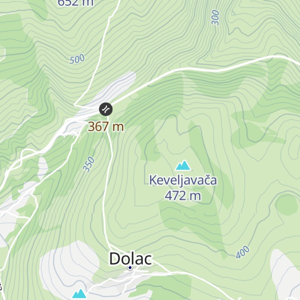 Map of Žovnica
