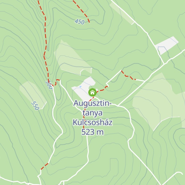 Map of Augusztin-tanya Kulcsosház