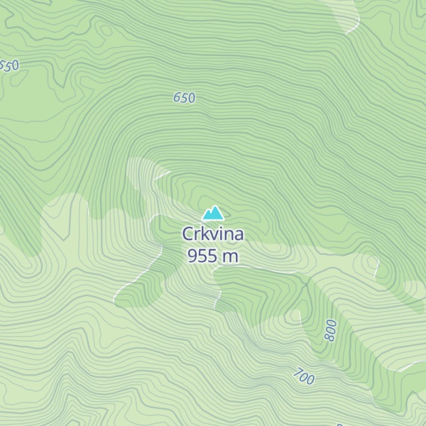 Map of Crkvina