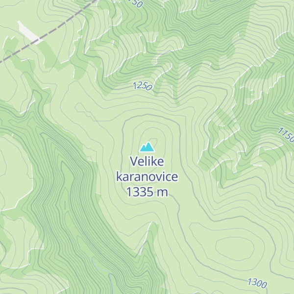 Map of Velike karanovice
