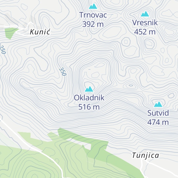 Map of Okladnik