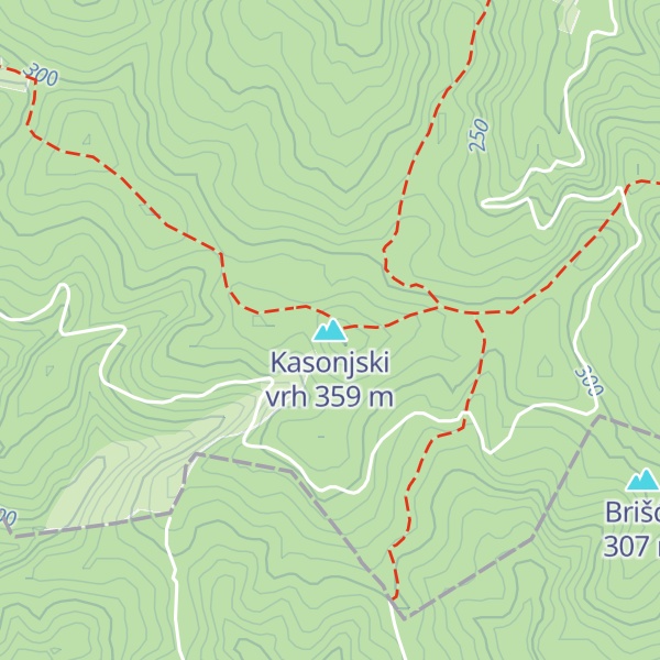 Map of Kasonjski vrh