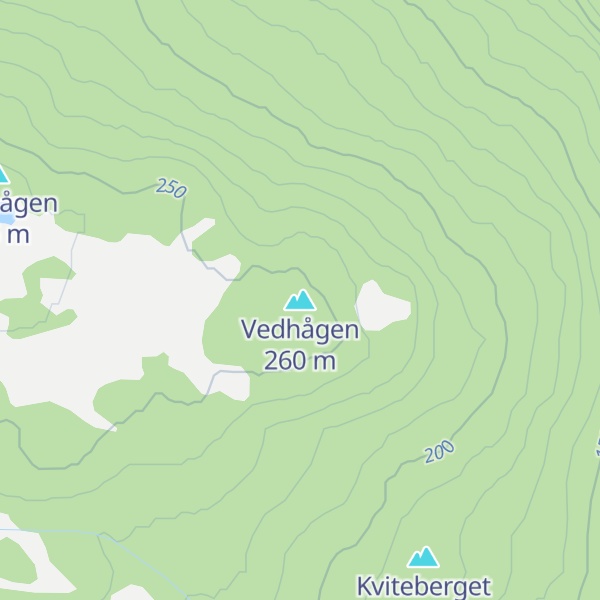 Map of Vedhågen