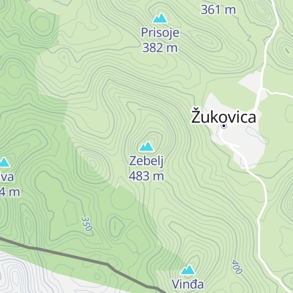 Map of Zebelj