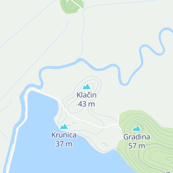 Map of Klačin