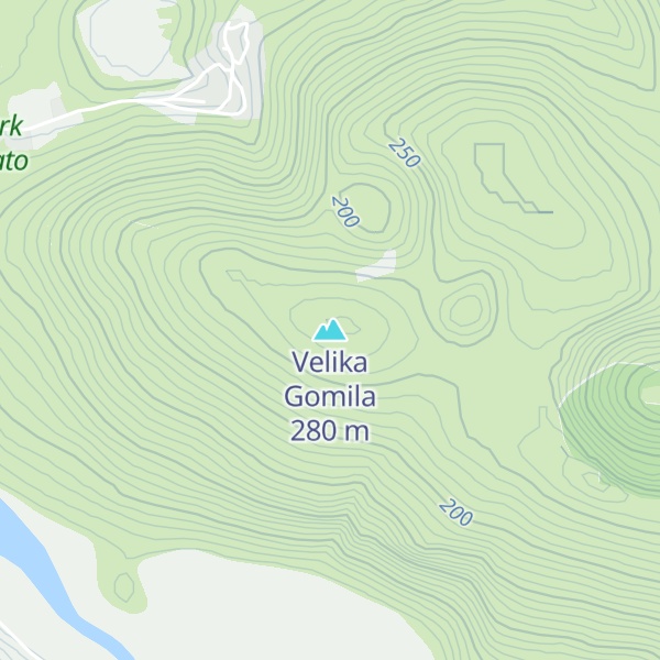 Map of Velika Gomila