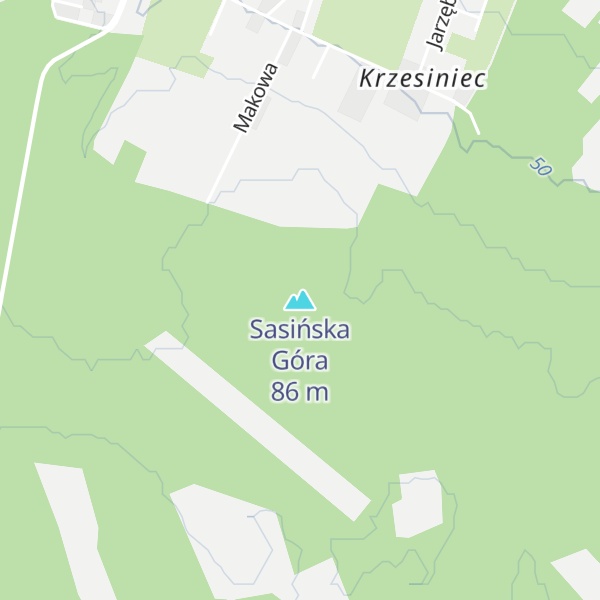 Map of Sasińska Góra