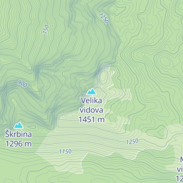 Map of Velika vidova