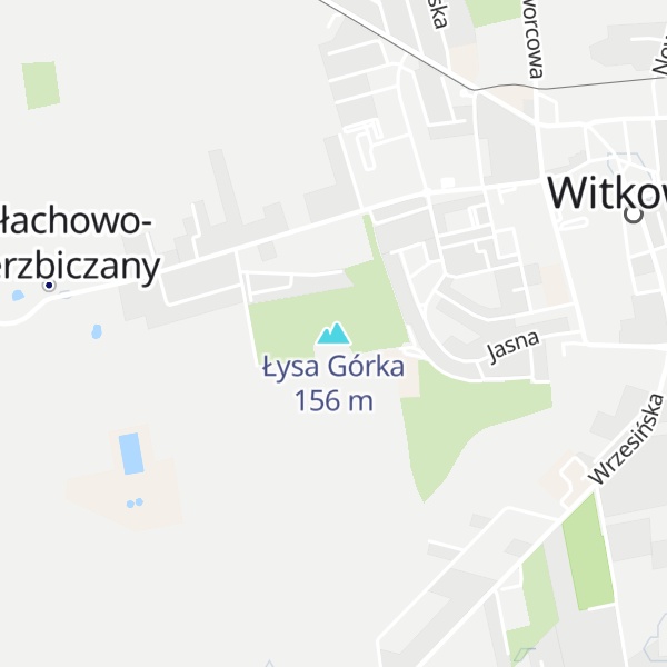 Map of Łysa Górka
