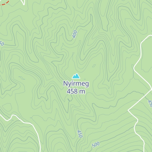 Map of Nyírmeg