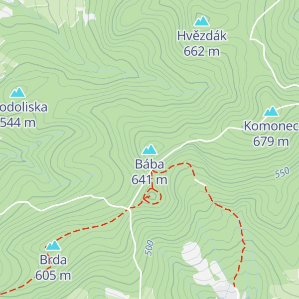 Map of Bába