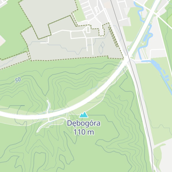 Map of Kanciasta Góra