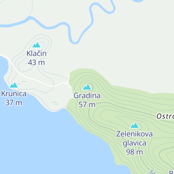 Map of Gradina