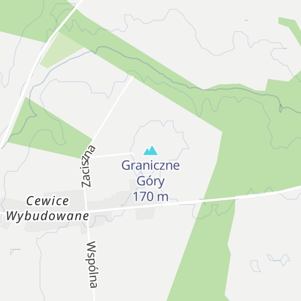 Map of Graniczne Góry