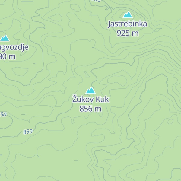 Map of Žukov Kuk