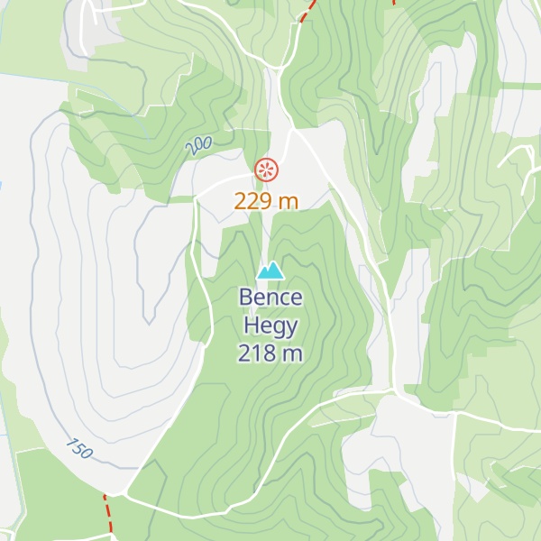 Map of Bence Hegy