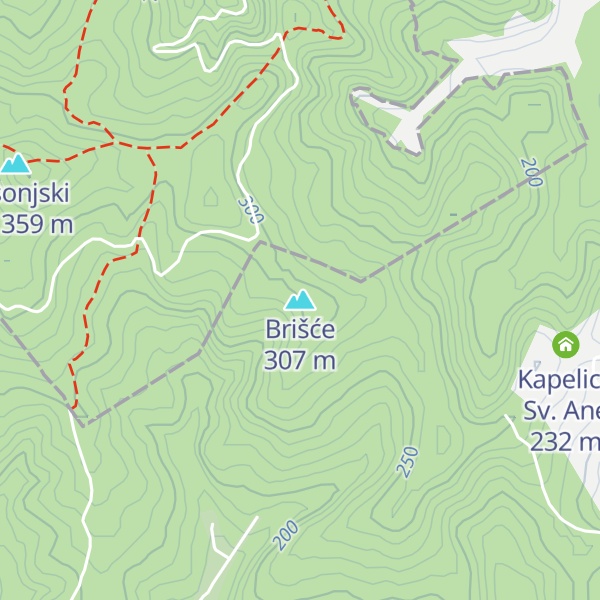 Map of Brišće