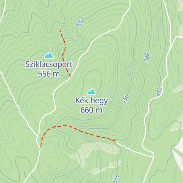 Map of Kék-hegy
