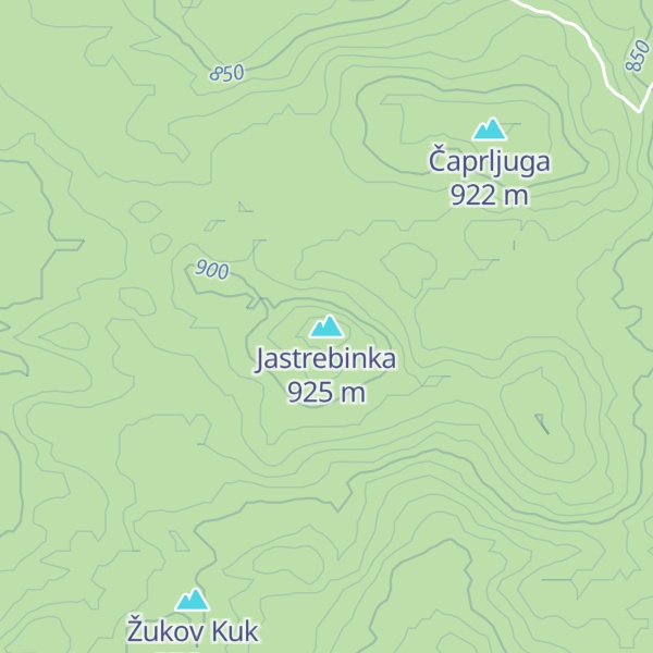 Map of Jastrebinka