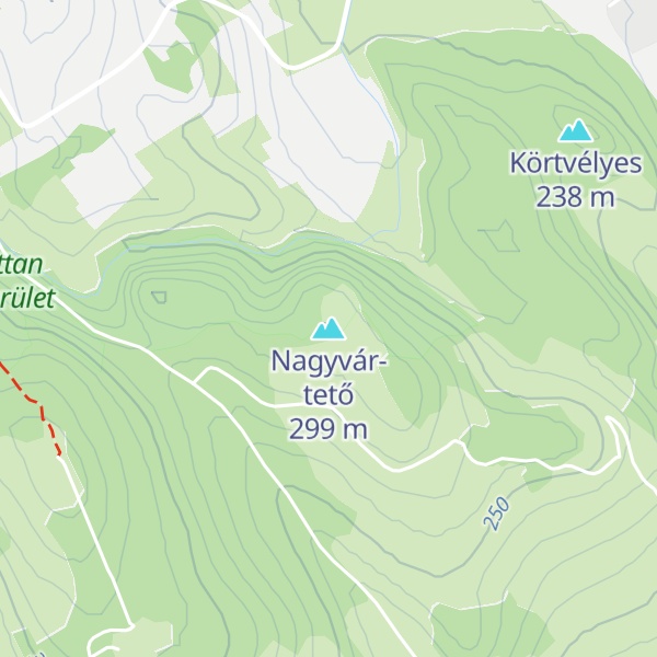 Map of Nagyvár-tető