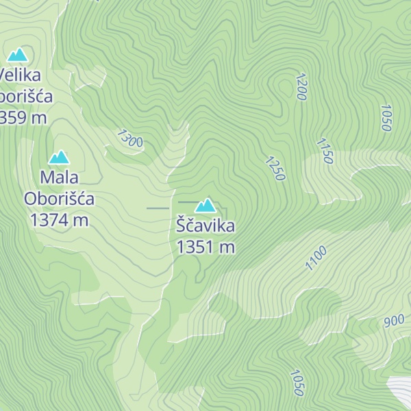 Map of Ščavika