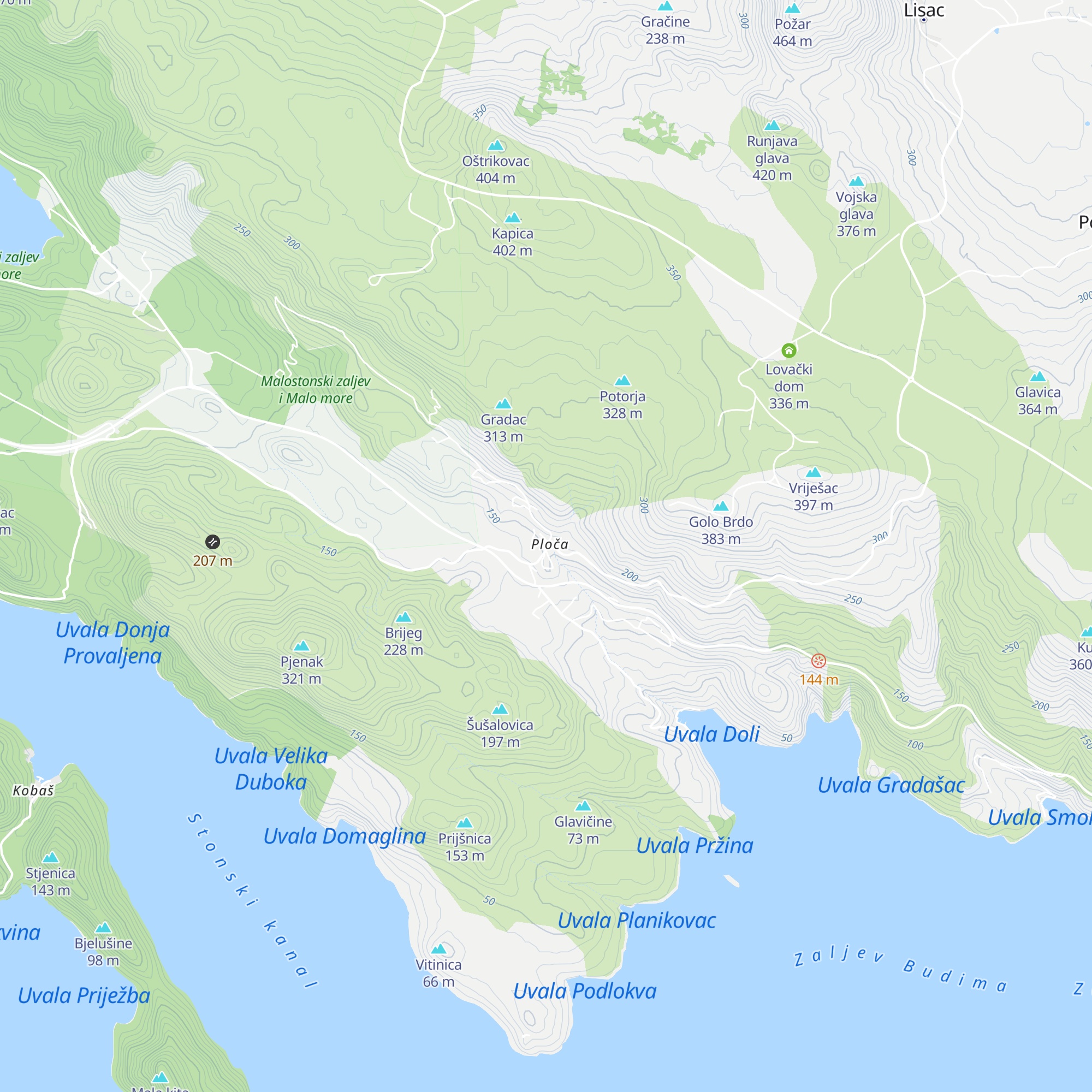 Zaklada braće Nikole i Miha Mihanovića map