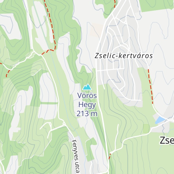 Map of Vörös Hegy