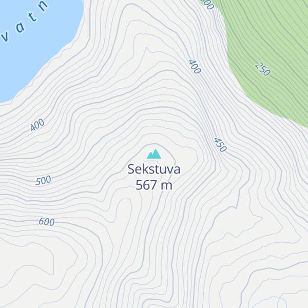 Map of Sekstuva