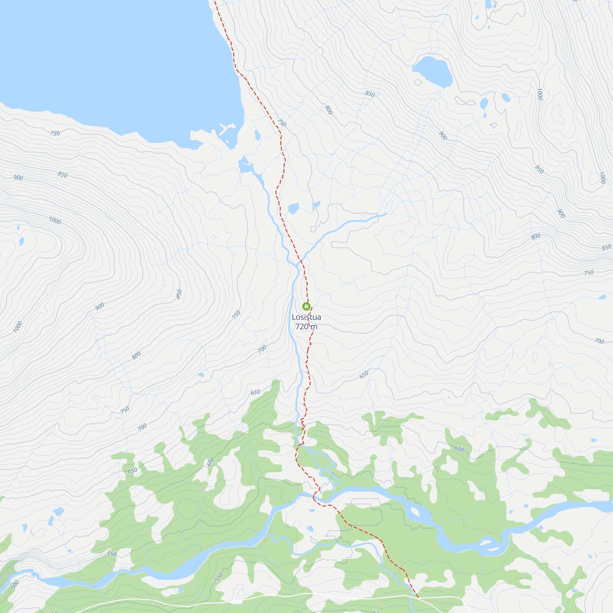 Losistua map