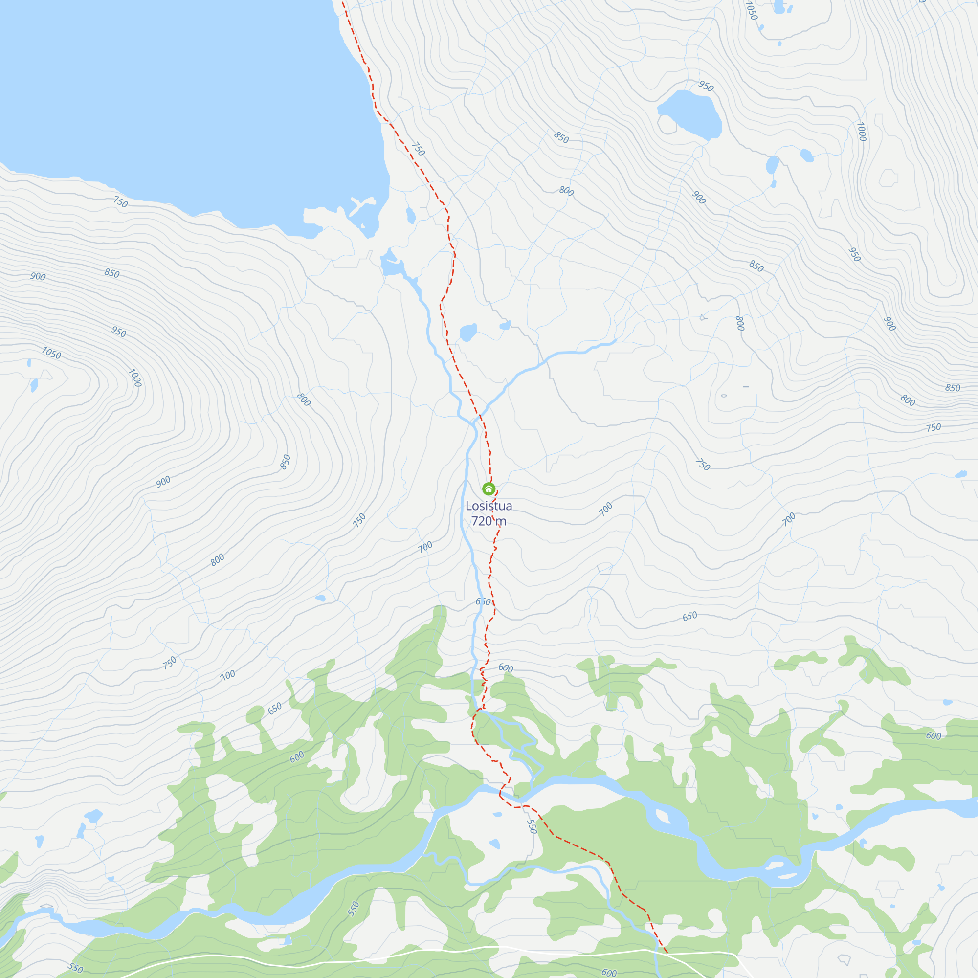 Losistua map