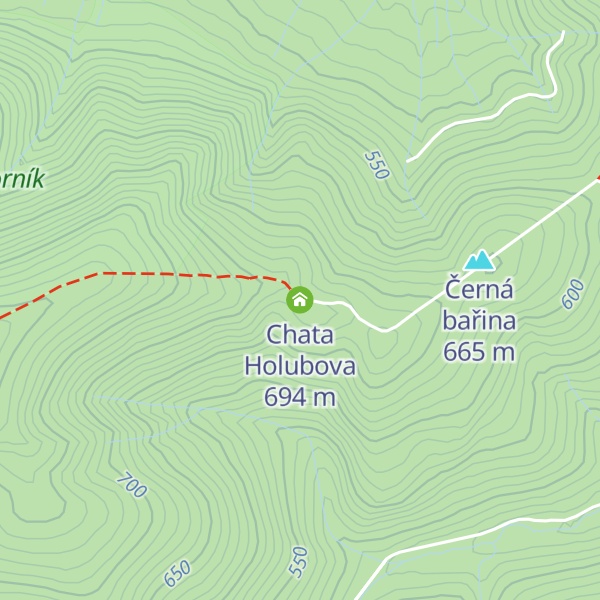 Map of Chata Holubova