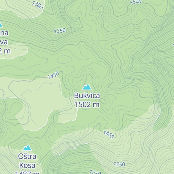 Map of Bukvica