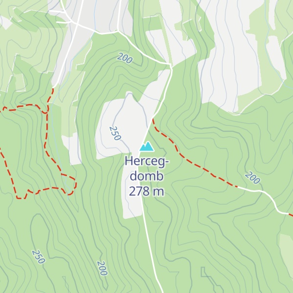 Map of Herceg-domb