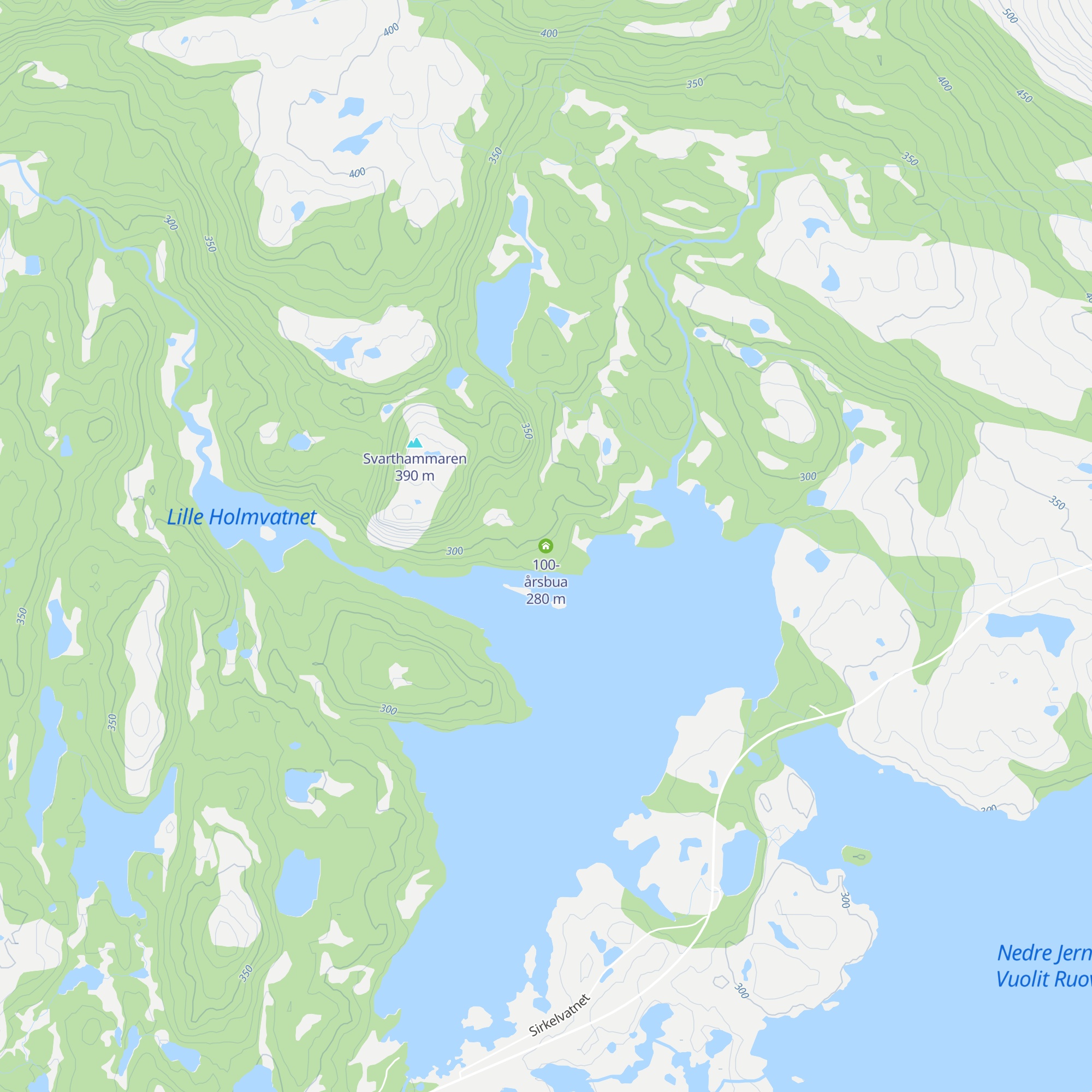 100-årsbua map